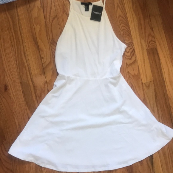 Forever 21 white skater dress - Picture 2 of 3